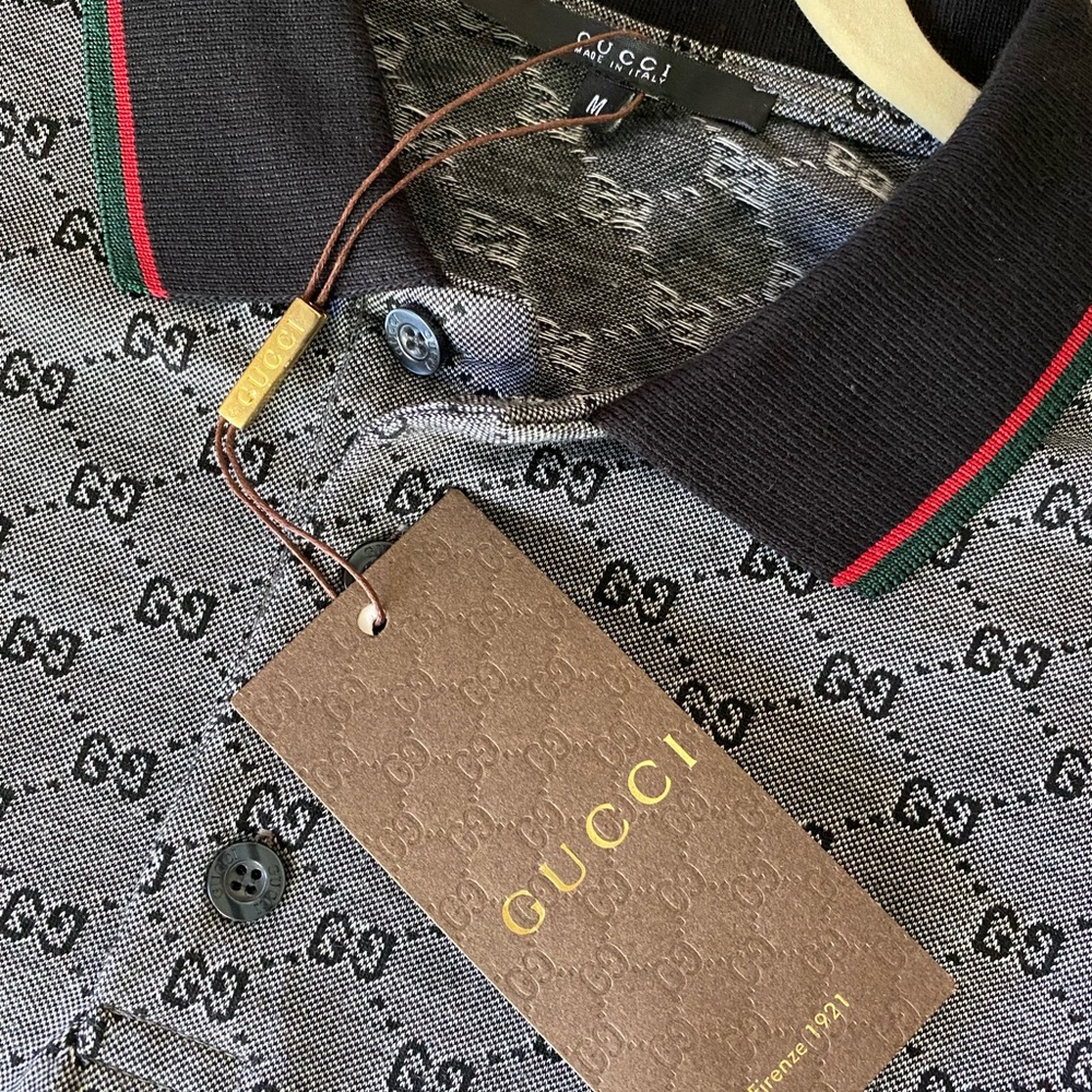 NWT Men’s GUCCI collard shirt size M
